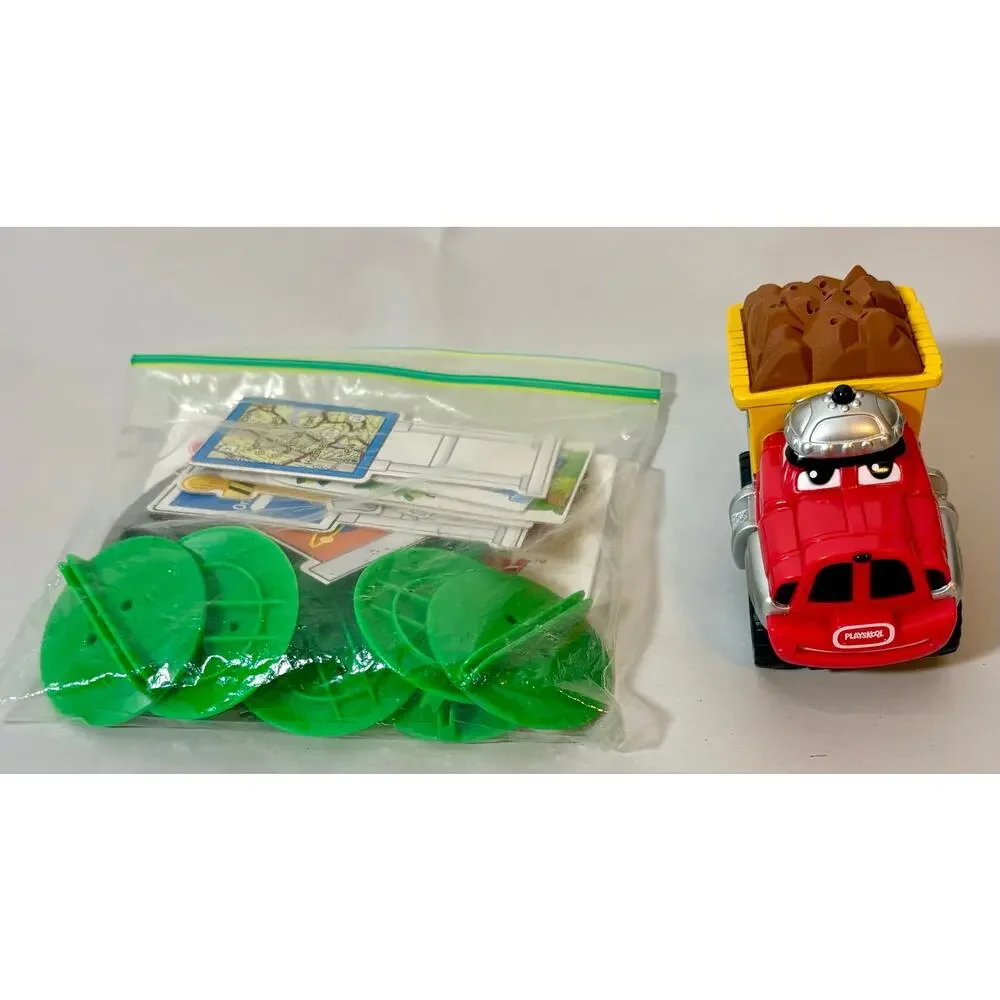 Vintage 2000 Playskool Chuck My Countin’ Truck Roadway Play Set- Complete